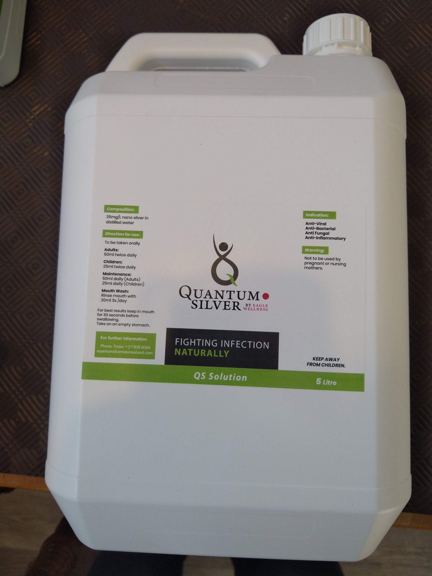 Quantum.Silver Liquid Solution 5 Litre Bottle
