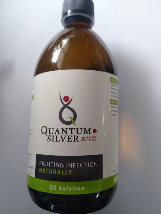 Quantum.Silver Liquid in 500ml Amber Glass